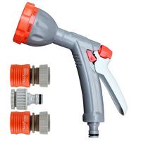 Plastic garden sprayer nozzle+spray gun set+PP and ABS+8 watering pattern switchable+EG-303