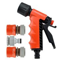 plastic garden sprayer nozzle+spray gun set+PP and ABS+Adjustable 2 watering pattern  spray nozzle+EG-804A