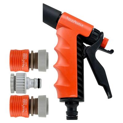 plastic garden sprayer nozzle+ spray gun set+PP and ABS +easy adjustable 2 watering pattern jet trigger pistol+EG-802A